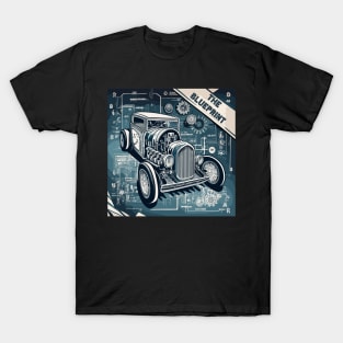 blueprint hot rod schematics T-Shirt